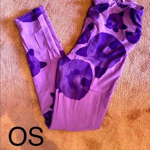 Unicorn purple bear Lularoe leggings!